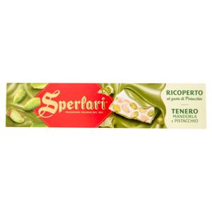 Sperlari Tenero Mandorla e Pistacchio Ricoperto al gusto di Pistacchio 200 g