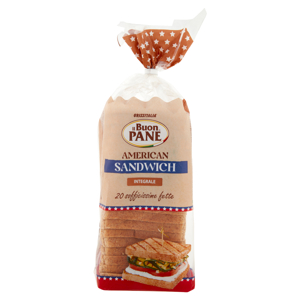 il Buon Pane American Sandwich Integrale 20 fette 750 g