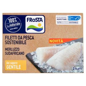Frosta Filetti da Pesca Sostenibile Merluzzo Sudafricano 3 Filetti 300 g