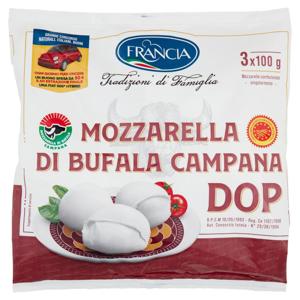 Francia Mozzarella di Bufala Campana DOP 3 x 100 g