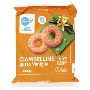 Senza Lattosio Ciambelline gusto Vaniglia 8 x 37,5 g
