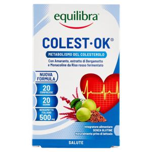 equilibra Colest-Ok Metabolismo del Colesterolo Compresse 20 x 1,2 g