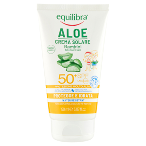equilibra Aloe Crema Solare Bambini 50¿ SPF Protezione Molto Alta 150 ml