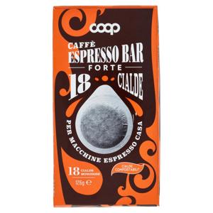 Caffè Espresso Bar Forte 18 Cialde per Macchine Espresso Casa 126 g