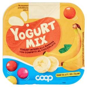 Yogurt Mix Yogurt Intero alla Banana con Confetti al Cioccolato 120 g
