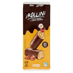 i Rollini di Pan di Spagna con Cacao e Nocciole 6 x 37 g