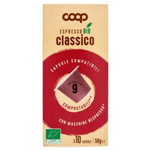Espresso Bio classico 10 Capsule Compatibili con Macchine Nespresso* 50 g