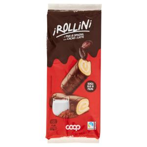 i Rollini di Pan di Spagna con Cacao e Latte 6 x 37 g
