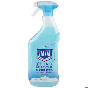 Viakal Detersivo Anticalcare Vetro Doccia Express Senza Risciacquo Spray 800 ml