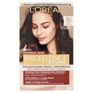 L'Oreal Paris Colorazione permanente senza ammoniaca, Riflesso Universale, Castano Scuro 3U