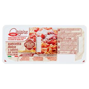 pancetta dolce a cubetti da Suini Italiani 2 x 100 g