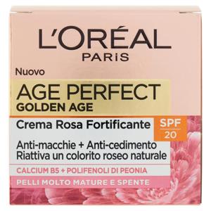 L'Oréal Paris Crema Viso Giorno Anti-età Age Perfect Golden Age, con SPF 20, 50 ml