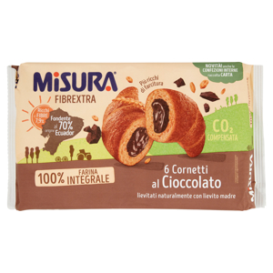 Misura Fibrextra 6 Cornetti al Cioccolato 308 g