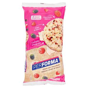 Performa Snack gallette con cioccolato bianco e frutti di bosco - 8 x 16,5 g