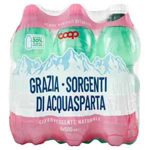 Grazia - Sorgenti di Acquasparta Effervescente Naturale 6 x 500 ml