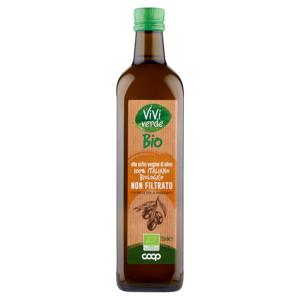 olio extra vergine di oliva 100% Italiano Biologico Non Filtrato 750 ml