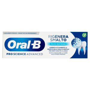 Oral-B Pro-Science Advanced Dentifricio Rigenera Smalto Pulizia Quotidiana 75 ml