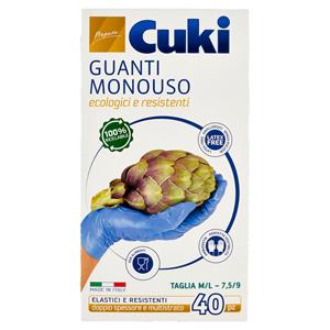 Cuki Prepara Guanti Monouso Taglia M/L - 7,5/9 40 pz