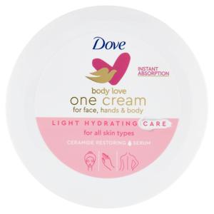 Dove body love one cream for face, hands & body Light Hydrating Care for all skin types 250 ml