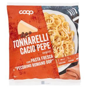 Tonnarelli Cacio e Pepe surgelati con Pasta Fresca e "Pecorino Romano DOP" 550 g
