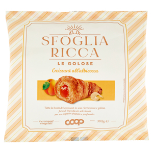 Sfoglia Ricca - Le Golose Croissant all'albicocca 4 x 95 g