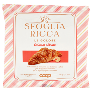 Sfoglia Ricca - Le Golose Croissant al burro 4 x 60 g