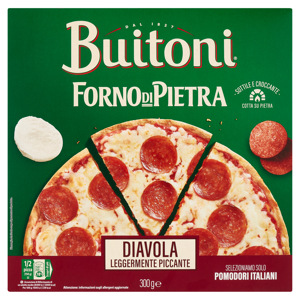BUITONI Forno di Pietra Pizza Diavola Pizza surgelata (1 pizza) 300g
