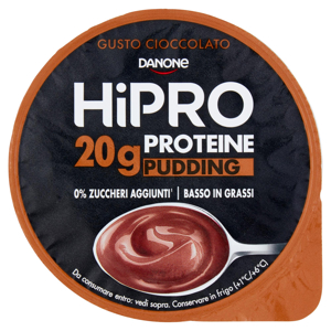 HiPRO Pudding 20g Proteine Gusto Cioccolato 200 g