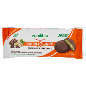 equilibra Protein Pleasure Pistacchio & Dark Choco 2 x 17 g