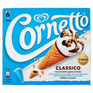 Cornetto Algida Classico 6 Gelati 450 g