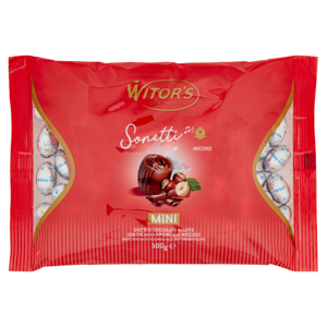 Witor's Sonetti Mini Ovetti di Cioccolato al Latte con Cremoso Ripieno alle Nocciole 500 g