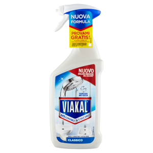 Viakal Detersivo Anticalcare Bagno e Cucina Classico Spray 720 ml