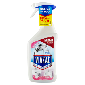 Viakal Detersivo Anticalcare Bagno e Cucina Fresco Profumo Spray 720 ml