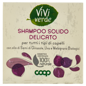 Shampoo Solido Delicato per tutti i tipi di capelli 60 g