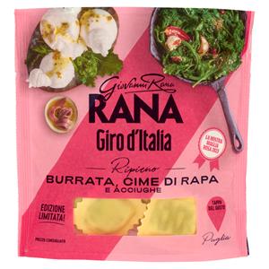 Giovanni Rana Giro d'Italia Ripieno Burrata, Cime di Rapa e Acciughe 250 g