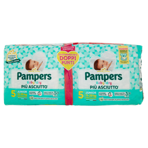 Pampers Baby-dry Junior 22+22 pz