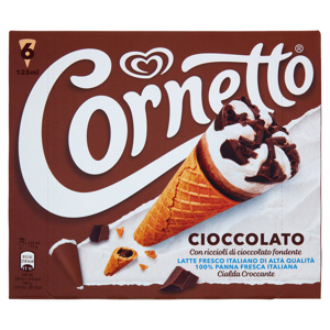 Cornetto Algida Cioccolato 6 Gelati 450 g