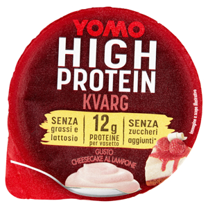 Yomo High Protein Kvarg Gusto Cheesecake al Lampone 140 g