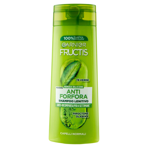 Garnier Fructis Shampoo Antiforfora lenitivo per capelli normali, 250 ml