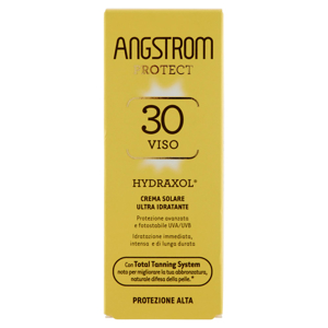 Angstrom Protect Hydraxol Crema Solare Ultra Idratante Viso 30 Protezione Alta 50 ml