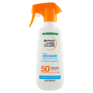 Garnier Ambre Solaire Advanced Sensitive Spray Protettivo Ceramide Protect SPF50+ 270 ml