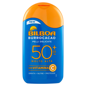Bilboa Burrocacao Pelli Delicate 50+ Molto Alta con Vitamina C 200 ml