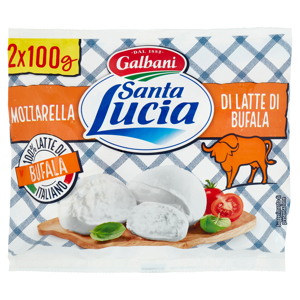 Galbani Santa Lucia Mozzarella di Latte di Bufala 2 x 100 g