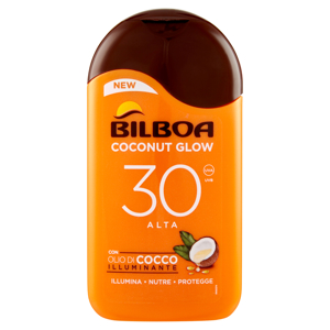 Bilboa Coconut Glow 30 Alta con Olio di Cocco Illuminante 200 ml