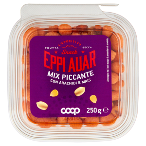 Snack Eppi Auar Mix Piccante con Arachidi e Mais 250 g