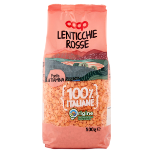 Lenticchie Rosse 100% Italiane 500 g