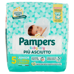 Pampers Baby-dry Junior 22 pz