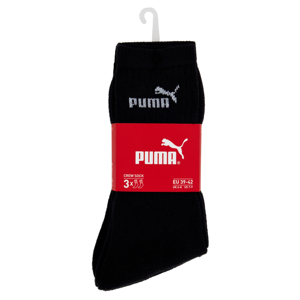 Puma Crew Sock 3x black tg. 39-42