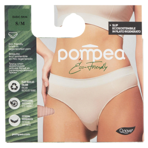 pompea Eco-Friendly Slip Ecosostenibile in Filato Rigenerato S/M Basic Skin