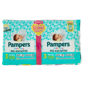 Pampers Baby-dry Midi 28+28 pz